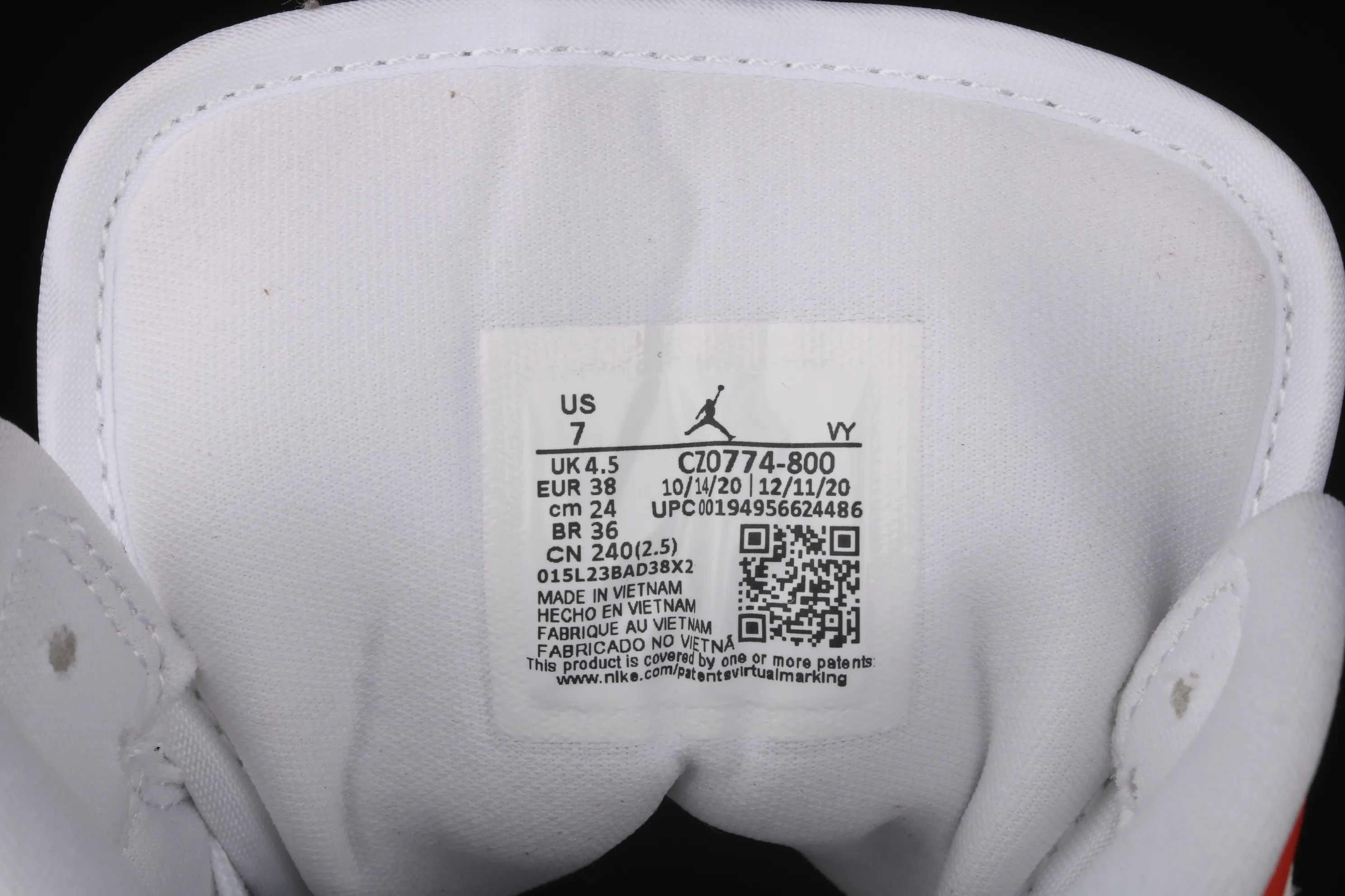 All categories Air Jordan Jordan series basketball shoes Air Jordan 1 Mid G version pure original Air Jordan 1 Mid AJ1 Joe 1 white orange China basketball shoes CZ0774-800